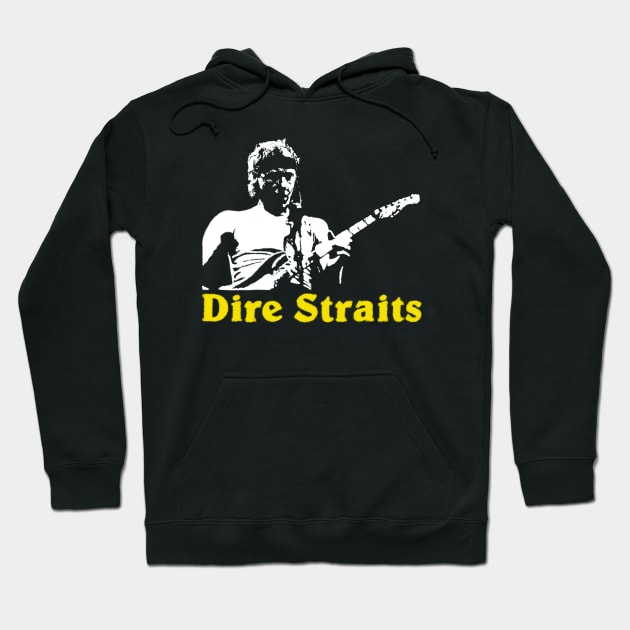 Dire Straits Vinatge Hoodie by Azalmawah